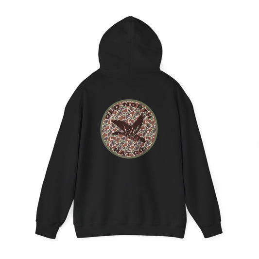 Old North Hat Co Duck on Foul Play camo, hoodie